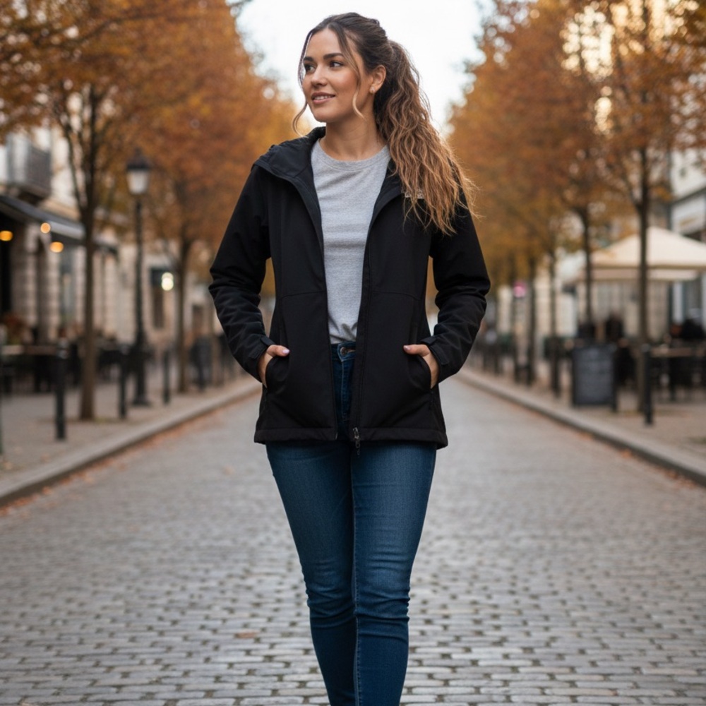 The North Face Black Full-Zip Jacket